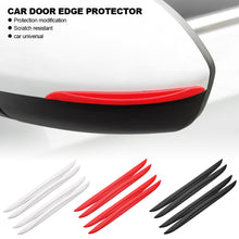 Load image into Gallery viewer, 4Pcs Universal Car Door Edge Scrape Guard Bumper Guards Protector Rearview Mirror Protection Sticker Protective Strip

