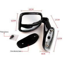 Load image into Gallery viewer, Adjustable Car Rear View Blind Spot Mirror Wide Angle Rearview Mirrors Auto Hood Head Cover Sand Plate Side Mirror for Suv
