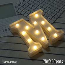 Load image into Gallery viewer, Alphabet LED Light Night Light LED Night Light Alphabet Light LED Letter Shape 0-9 Birthday Party Proposal Decoration
