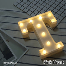 Load image into Gallery viewer, Alphabet LED Light Night Light LED Night Light Alphabet Light LED Letter Shape 0-9 Birthday Party Proposal Decoration
