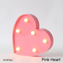 Load image into Gallery viewer, Alphabet LED Light Night Light LED Night Light Alphabet Light LED Letter Shape 0-9 Birthday Party Proposal Decoration
