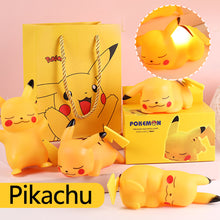 Load image into Gallery viewer, Pokemon Pikachu Night Lamp With Box Bed Desk Decor Action Figure Doll Night Light
