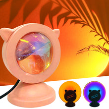 Load image into Gallery viewer, Sunset Lamp Sunset Light Projection Bedside Table Led Lamp Night Light Bedroom Wall Lighting Rainbow Lamp Decoration
