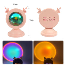 Load image into Gallery viewer, Sunset Lamp Sunset Light Projection Bedside Table Led Lamp Night Light Bedroom Wall Lighting Rainbow Lamp Decoration
