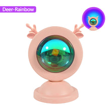 Load image into Gallery viewer, Sunset Lamp Sunset Light Projection Bedside Table Led Lamp Night Light Bedroom Wall Lighting Rainbow Lamp Decoration
