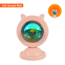 Load image into Gallery viewer, Sunset Lamp Sunset Light Projection Bedside Table Led Lamp Night Light Bedroom Wall Lighting Rainbow Lamp Decoration

