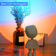 Load image into Gallery viewer, Sunset Lamp Sunset Light Projection Bedside Table Led Lamp Night Light Bedroom Wall Lighting Rainbow Lamp Decoration

