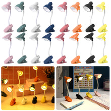 Load image into Gallery viewer, Mini Table Lamp Foldable Magnetic Desk Lamp LED Bedroom Study Reading Book Lamps With Clips Night Light Eye Protection Bedside Lights
