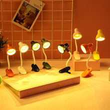 Load image into Gallery viewer, Mini Table Lamp Foldable Magnetic Desk Lamp LED Bedroom Study Reading Book Lamps With Clips Night Light Eye Protection Bedside Lights
