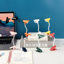 Load image into Gallery viewer, Mini Table Lamp Foldable Magnetic Desk Lamp LED Bedroom Study Reading Book Lamps With Clips Night Light Eye Protection Bedside Lights
