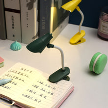 Load image into Gallery viewer, Mini Table Lamp Foldable Magnetic Desk Lamp LED Bedroom Study Reading Book Lamps With Clips Night Light Eye Protection Bedside Lights
