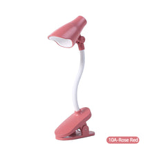 Load image into Gallery viewer, Mini Table Lamp Foldable Magnetic Desk Lamp LED Bedroom Study Reading Book Lamps With Clips Night Light Eye Protection Bedside Lights

