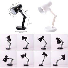 Load image into Gallery viewer, Mini Table Lamp Foldable Desk Lamp LED Bedroom Study Reading Book Lamps Night Light Eye Protection Bedside Lights
