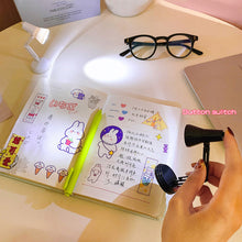 Load image into Gallery viewer, Mini Table Lamp Foldable Desk Lamp LED Bedroom Study Reading Book Lamps Night Light Eye Protection Bedside Lights
