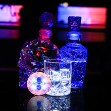 Load image into Gallery viewer, Mini Glow LED Coaster for Adhesive Light Bottles Festival Nightclub Bar Party Decoration Vase LED Drink Cup Coaster
