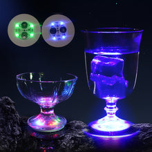 Load image into Gallery viewer, Mini Glow LED Coaster for Adhesive Light Bottles Festival Nightclub Bar Party Decoration Vase LED Drink Cup Coaster
