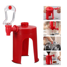 Load image into Gallery viewer, Soda Dispenser Tap Drinking Water Dispense Bottle Upside Down Coke Drink Dispenser
