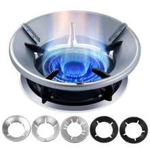 Load image into Gallery viewer, Home Gas Stove Fire Wind Proof Energy Saver Cover Wind Shield Bracket Disk Fire Reflection Windproof Stand Kitchen Cooking Cooker Cover
