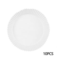 Load image into Gallery viewer, 10/20/50/100pcs 24cm Air Fryer Disposable Round Baking Papers Air Fryer Liners Non-Stick Steamer Oil Paper Liners Kitchen Accessories
