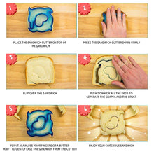 Load image into Gallery viewer, 1PC DIY Sandwich Bread Cutter Moulds Kids Lunch Cutter Cut Spell Graphics Sandwich Mold For Children Kids Kitchen Accessories
