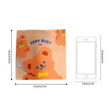 Load image into Gallery viewer, Korean Waterproof Creative Cute Bear Cookie Ziplock BagSnacks Sealed Bag Dustproof Durable Storage Bag Sealing Bag
