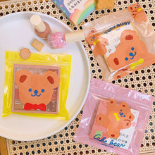 Load image into Gallery viewer, Korean Waterproof Creative Cute Bear Cookie Ziplock BagSnacks Sealed Bag Dustproof Durable Storage Bag Sealing Bag
