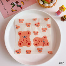 Load image into Gallery viewer, Korean Waterproof Creative Cute Bear Cookie Ziplock BagSnacks Sealed Bag Dustproof Durable Storage Bag Sealing Bag
