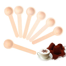 Load image into Gallery viewer, 1PC Natural Wooden Mini Coffee Spoon Dessert Scoop Baby Spoon Tableware Kitchen Ice Cream Accessories Tools
