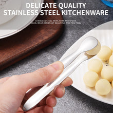 Load image into Gallery viewer, 4.33inch 304 Stainless Steel Ice Cube Clip Ice Tong Bread Food BBQ Clip Barbecue Clip Ice Clamp Tool Bar Kitchen Accessories

