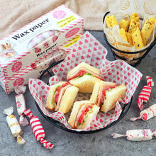 Load image into Gallery viewer, 10/50Pcs Wax Paper Food Grade Grease Paper Food Wrappers Wrapping Paper Oil-proof Baking Paper For Bread Candy Cake Burger Nougat Fries Oilpaper
