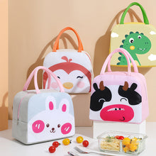Load image into Gallery viewer, Portable Cartoon Animal Reusable Lunch Bag Lunch Box Insulated Lunch Hangbag Suitable For Adults Children Work Picnics Travel
