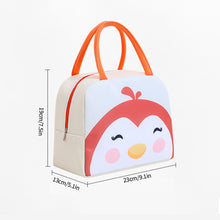 Load image into Gallery viewer, Portable Cartoon Animal Reusable Lunch Bag Lunch Box Insulated Lunch Hangbag Suitable For Adults Children Work Picnics Travel

