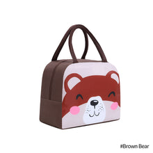 Load image into Gallery viewer, Portable Cartoon Animal Reusable Lunch Bag Lunch Box Insulated Lunch Hangbag Suitable For Adults Children Work Picnics Travel
