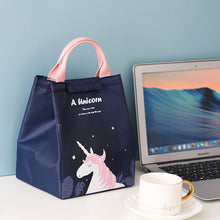 Load image into Gallery viewer, Portable Unicorn Cat Reusable Lunch Bag Lunch Box Insulated Lunch Hangbag Suitable For Adults Children Work Picnics Travel
