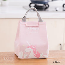 Load image into Gallery viewer, Portable Unicorn Cat Reusable Lunch Bag Lunch Box Insulated Lunch Hangbag Suitable For Adults Children Work Picnics Travel
