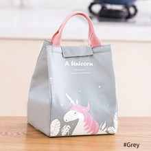 Load image into Gallery viewer, Portable Unicorn Cat Reusable Lunch Bag Lunch Box Insulated Lunch Hangbag Suitable For Adults Children Work Picnics Travel
