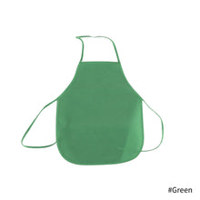 Load image into Gallery viewer, Unisex Colorful Children Plain Apron Non-Woven Fabric Painting Baking Kids Apron Kids Crafts Kitchen Playset Cooking Bib Apron
