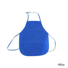 Load image into Gallery viewer, Unisex Colorful Children Plain Apron Non-Woven Fabric Painting Baking Kids Apron Kids Crafts Kitchen Playset Cooking Bib Apron
