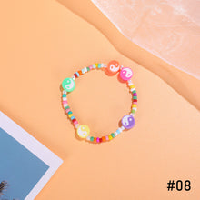Load image into Gallery viewer, Fashion Soft Pottery Bracelet Rice Bead Bracelet Colorful Gossip Flower Cute Women Girl Beaded Bracelet Jewlery Accessories
