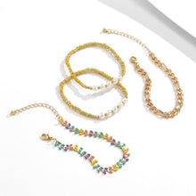 Load image into Gallery viewer, Fashion Retro Imitation Pearl Wheat Ear Bracelet Female Pastoral Small Fresh Rice Bead Woven Bracelet Jewelry Accessories

