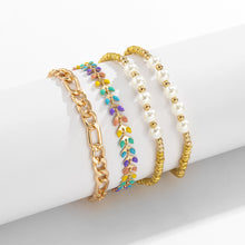 Load image into Gallery viewer, Fashion Retro Imitation Pearl Wheat Ear Bracelet Female Pastoral Small Fresh Rice Bead Woven Bracelet Jewelry Accessories
