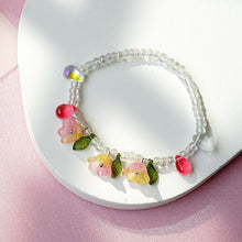 Load image into Gallery viewer, Vintage Flower Fringe Beaded Crystal Bracelet Transparent Rice Beads Women Girl Creative Bracelet Jewelry Accessories
