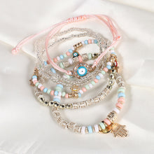 Load image into Gallery viewer, Bohemia Hand Beaded Fashion Eye Beads Temperament Creative Multilayer Rice Beads Knitted Rope Bracelet Women Jewelry
