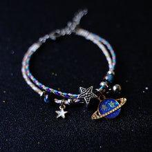 Load image into Gallery viewer, Creative Lovely Planet Bracelet Female Star Moon Student Girlfriends Couple Romantic Bracelet Rope Knitted Women Men Jewelry
