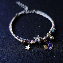 Load image into Gallery viewer, Creative Lovely Planet Bracelet Female Star Moon Student Girlfriends Couple Romantic Bracelet Rope Knitted Women Men Jewelry
