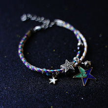Load image into Gallery viewer, Creative Lovely Planet Bracelet Female Star Moon Student Girlfriends Couple Romantic Bracelet Rope Knitted Women Men Jewelry

