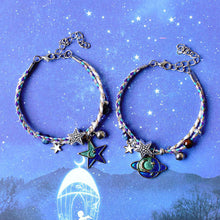 Load image into Gallery viewer, Creative Lovely Planet Bracelet Female Star Moon Student Girlfriends Couple Romantic Bracelet Rope Knitted Women Men Jewelry
