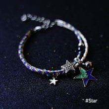 Load image into Gallery viewer, Creative Lovely Planet Bracelet Female Star Moon Student Girlfriends Couple Romantic Bracelet Rope Knitted Women Men Jewelry
