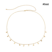 Load image into Gallery viewer, Simple Hollow Small Butterfly Waist Chain Women's Jewelry Retro Trendy Thin Chain Body Chain Female Jewelry Accessories
