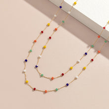 Load image into Gallery viewer, Sexy Summer Beach Creative Colorful Rice Beads Tassel Single Layer Waist Chain Sweet Cool Geometric Star Chain Body Chain
